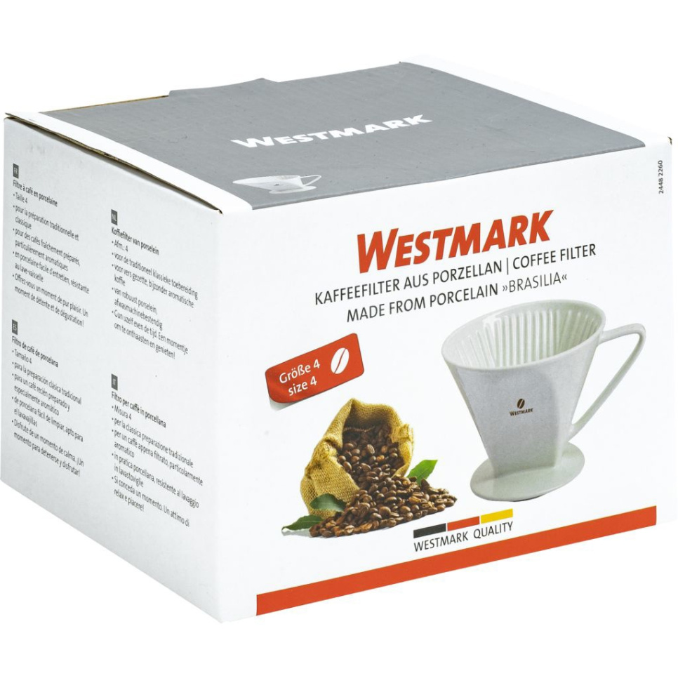 Porcelanowy uchwyt filtra, 1x4 - Westmark Porcelanowy uchwyt filtra, 1x4 - Westmark