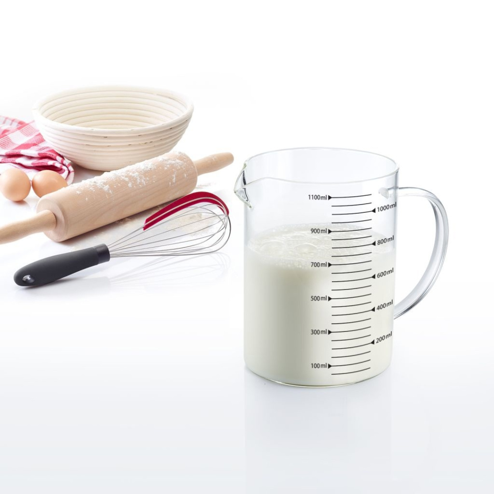 Szklany dzbanek z miarką, 1,1 l - Westmark