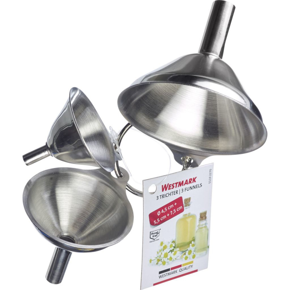 Zestaw lejków mini, 3-pak - Westmark Zestaw lejków mini, 3-pak - Westmark