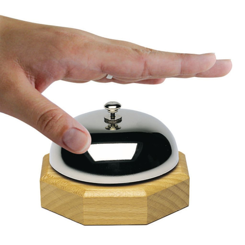 Dzwonek z drewnianą podstawą - Westmark Dzwonek z drewnianą podstawą - Westmark