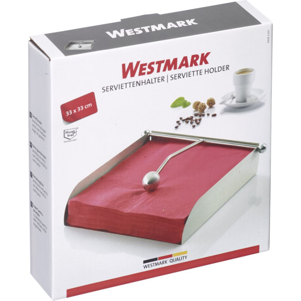Uchwyt na serwetki ze stali nierdzewnej - Westmark Uchwyt na serwetki ze stali nierdzewnej - Westmark