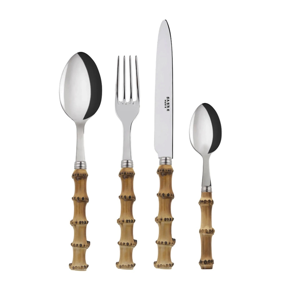 Set, 4 pcs, Panda Bambu - Sabre Paris w grupie Nakrycie stołu / Sztućce / Sztućce w The Kitchen Lab (2195-31384)
