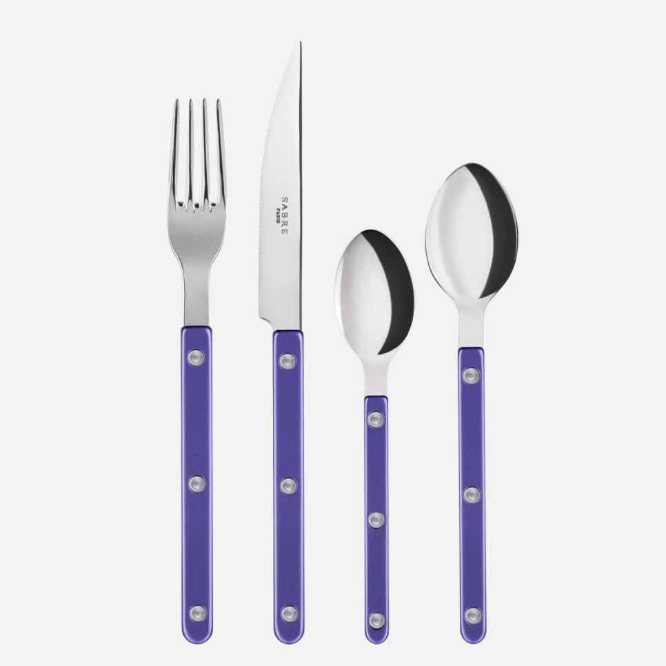Zestaw sztućców, 24 elementy, Bistrot Pearly, Purple - Sabre Paris w grupie Nakrycie stołu / Sztućce / Sztućce w The Kitchen Lab (2195-32330)