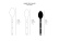 Łyżeczka do herbaty, Bistrot Teak - Sabre Paris
