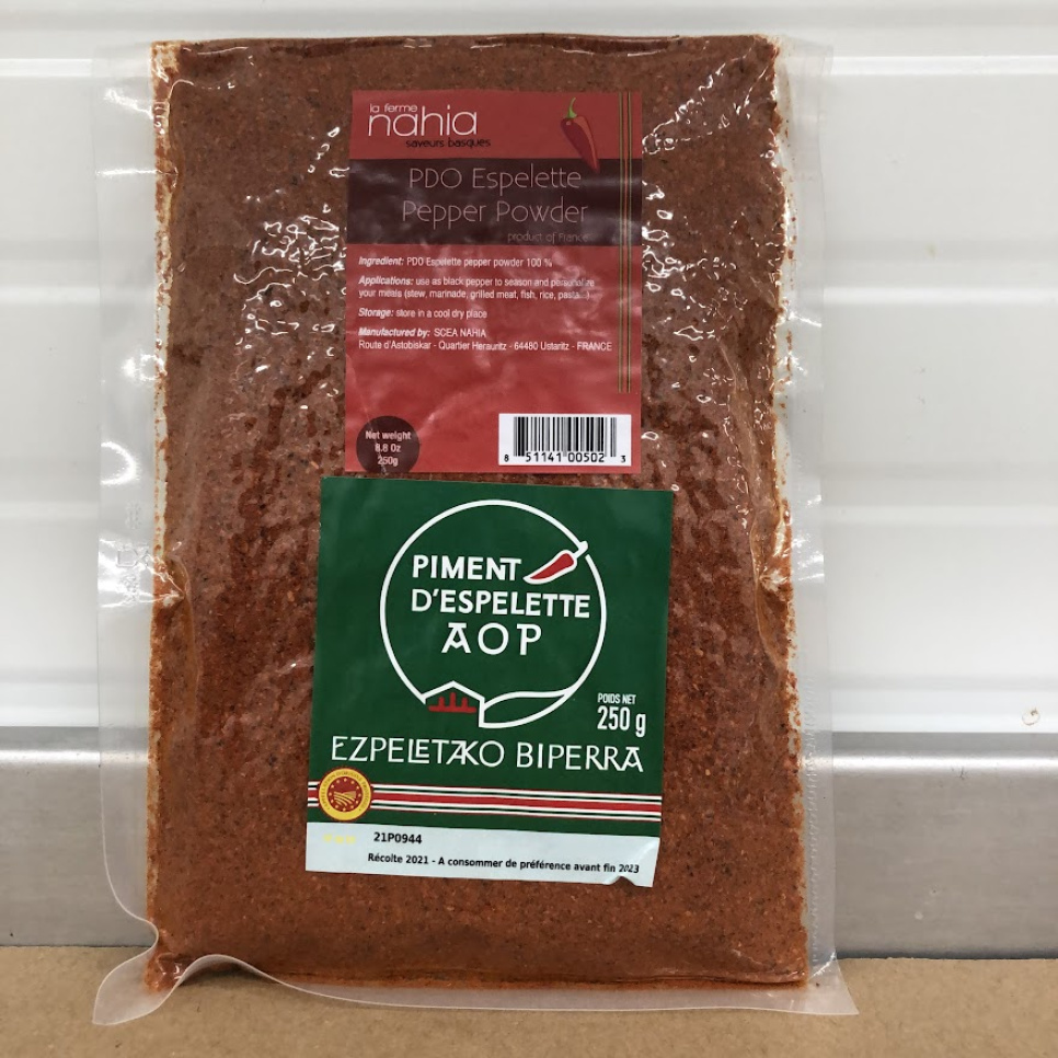 Piment d\'Espelette, 250g – Ezpeletako Biperra PDO w grupie Gotowanie / Przyprawy i środki aromatyzujące / Przyprawy w The Kitchen Lab (2228-32298)