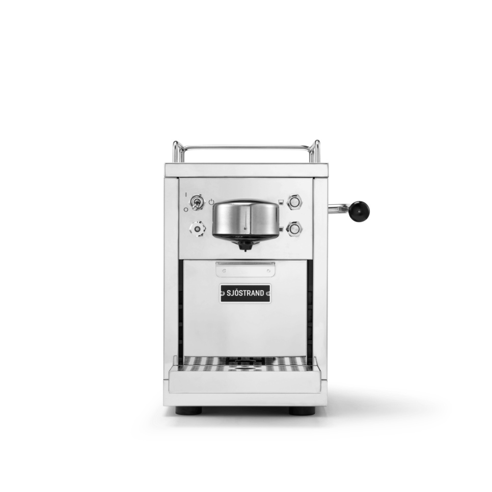 Ekspres na kapsułki, oryginalny ekspres na kapsułki do espresso, stal nierdzewna - Sjöstrand