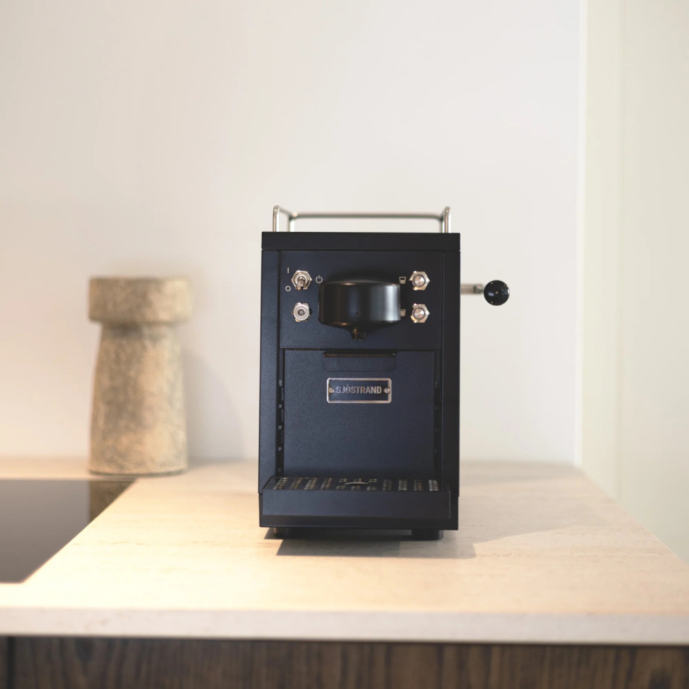 Ekspres na kapsułki, The Original Espresso Capsule Machine, czarny - Sjöstrand