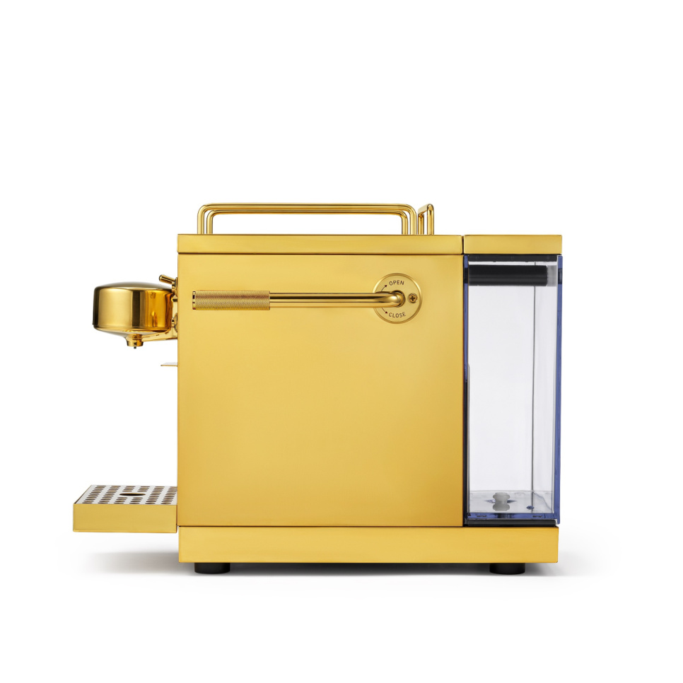 Ekspres na kapsułki, oryginalny ekspres na kapsułki do espresso, mosiądz - Sjöstrand