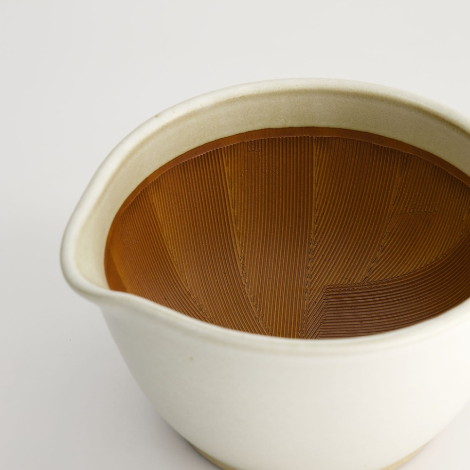 Moździerz japoński, Suribachi, biały 15,5 cm