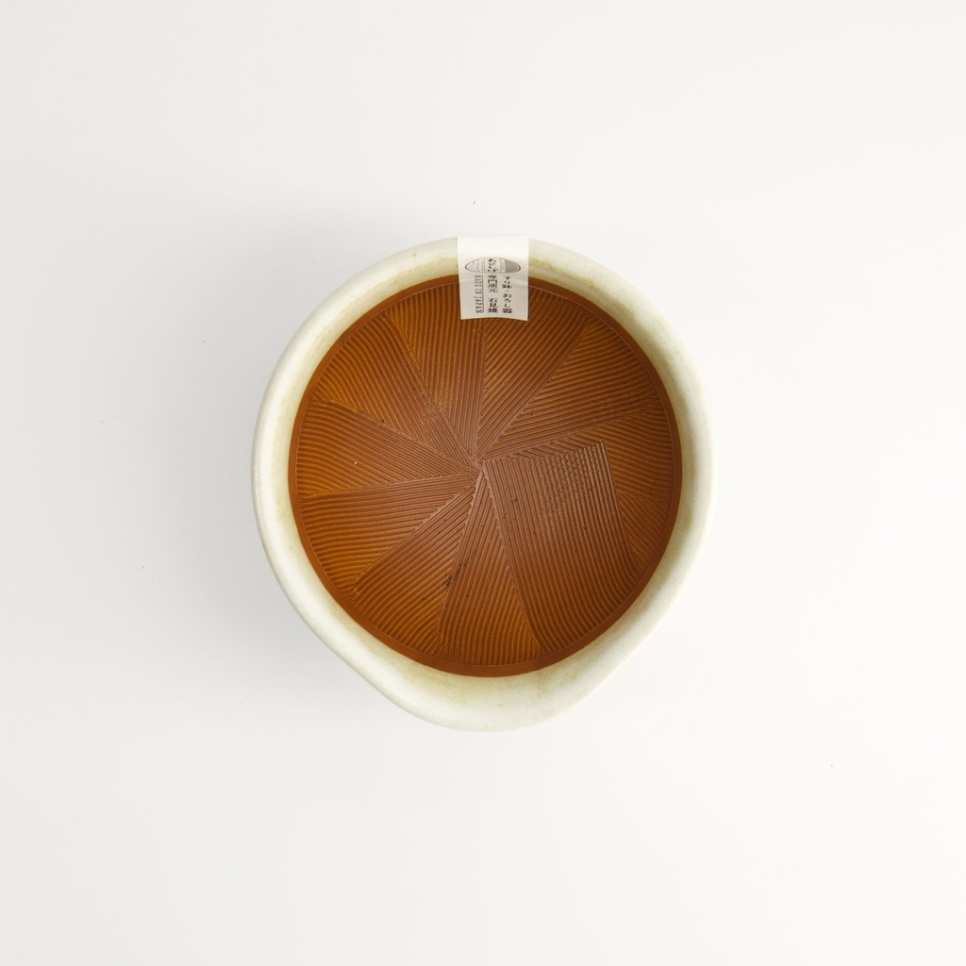 Moździerz japoński, Suribachi, biały, 12 cm