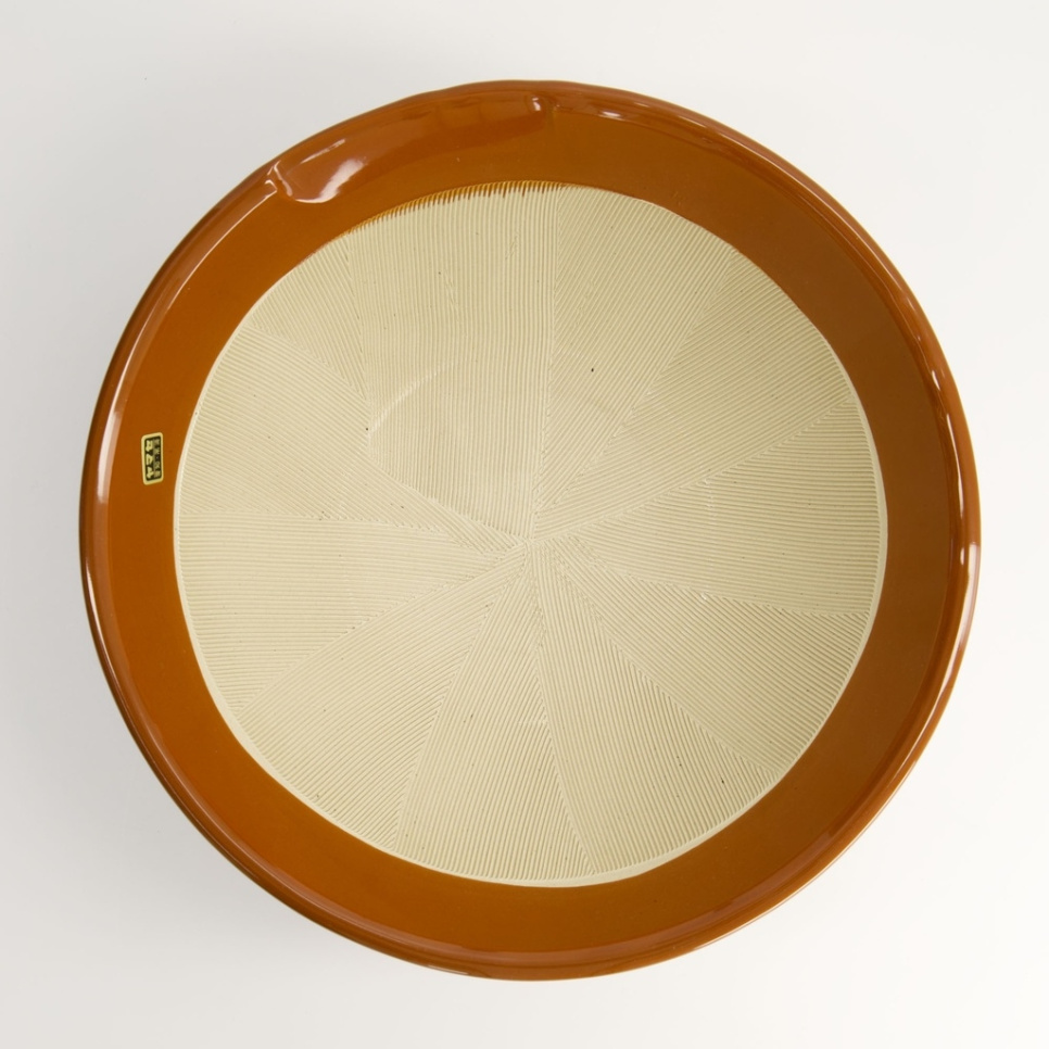 Moździerz japoński, Suribachi, brązowy, 27 cm