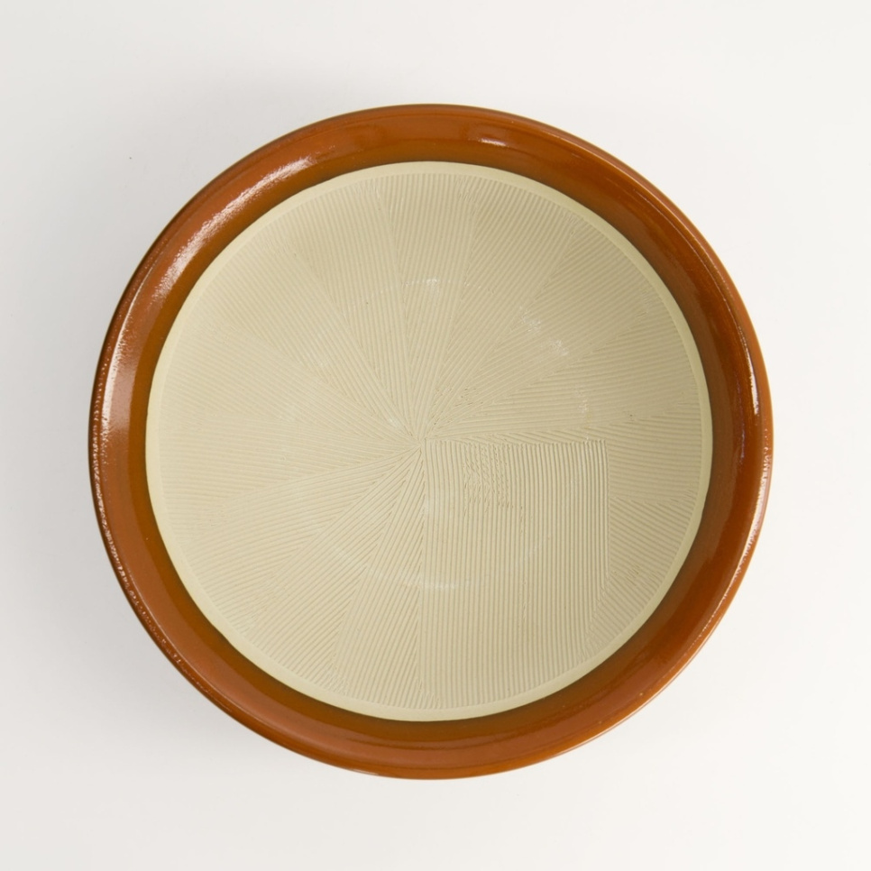 Moździerz japoński, Suribachi, brązowy 21,5 cm