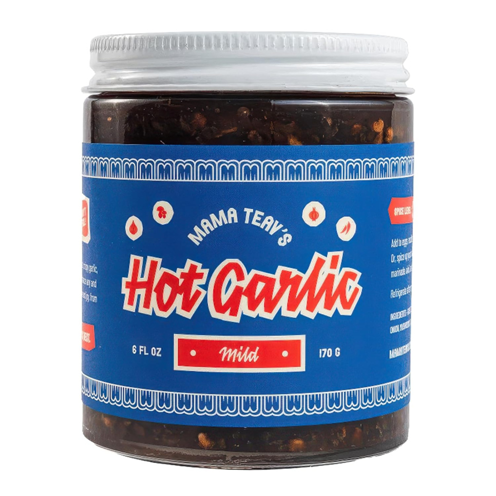 Mama Teav\'s Hot Garlic Chili Crisp (Mild), 170 g w grupie Gotowanie / Kolonialne w The Kitchen Lab (2253-33184)