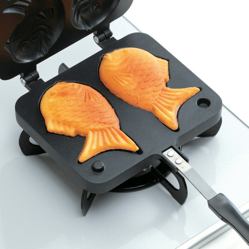 Taiyaki, japońska forma do naleśników w kształcie ryby
