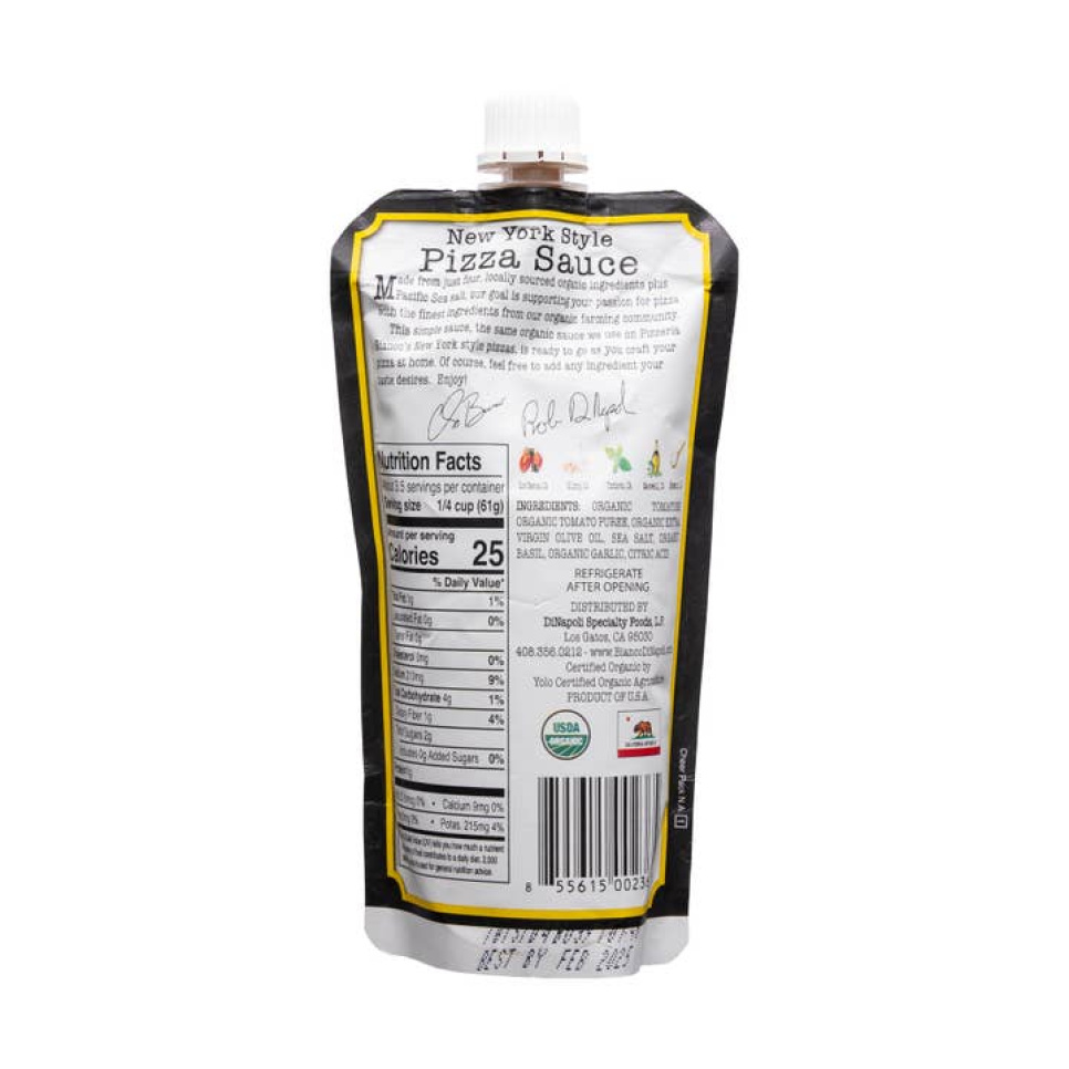 Sos do pizzy, styl nowojorski, 227 g - Bianco DiNapoli