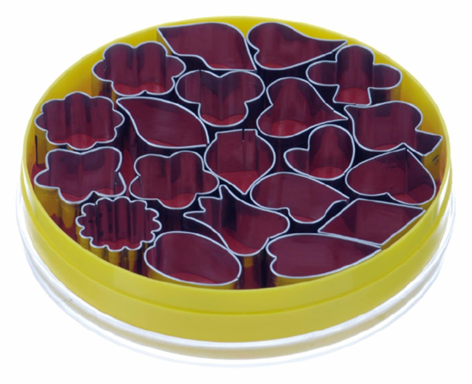 Małe wykrawacze, mieszane formy kwiatowe, zestaw 20 elementów - Schneider w grupie Pieczenie / Przybory do pieczenia / Krojniki i pierścienie w The Kitchen Lab (2254-33785)