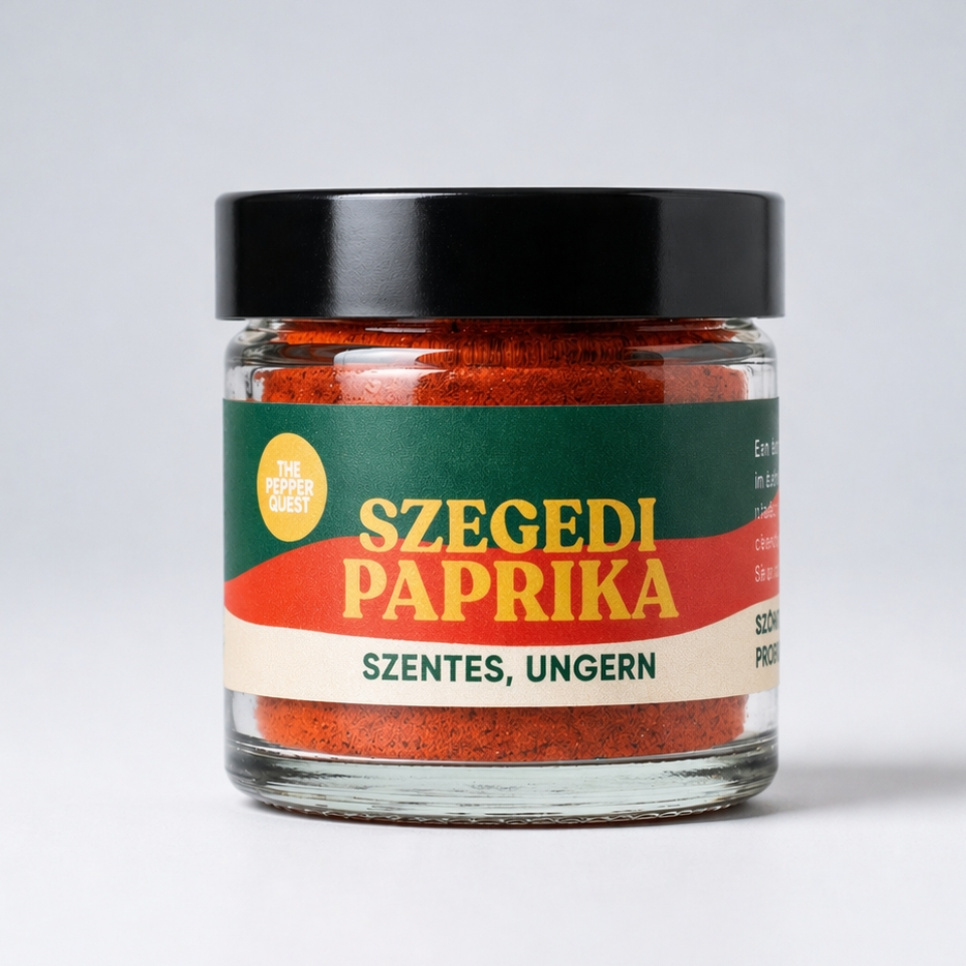 Papryka w Proszku, Szegedi, 40 g - The Pepper Quest w grupie Gotowanie / Przyprawy i środki aromatyzujące / Przyprawy w The Kitchen Lab (2257-34934)