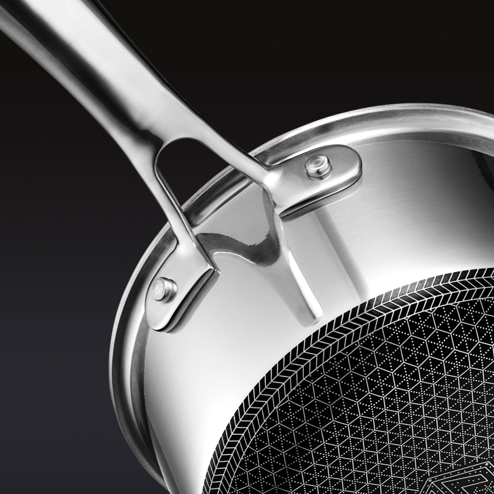 Rondel ze szklaną pokrywką, nieprzywierający, 1 L - Hexclad