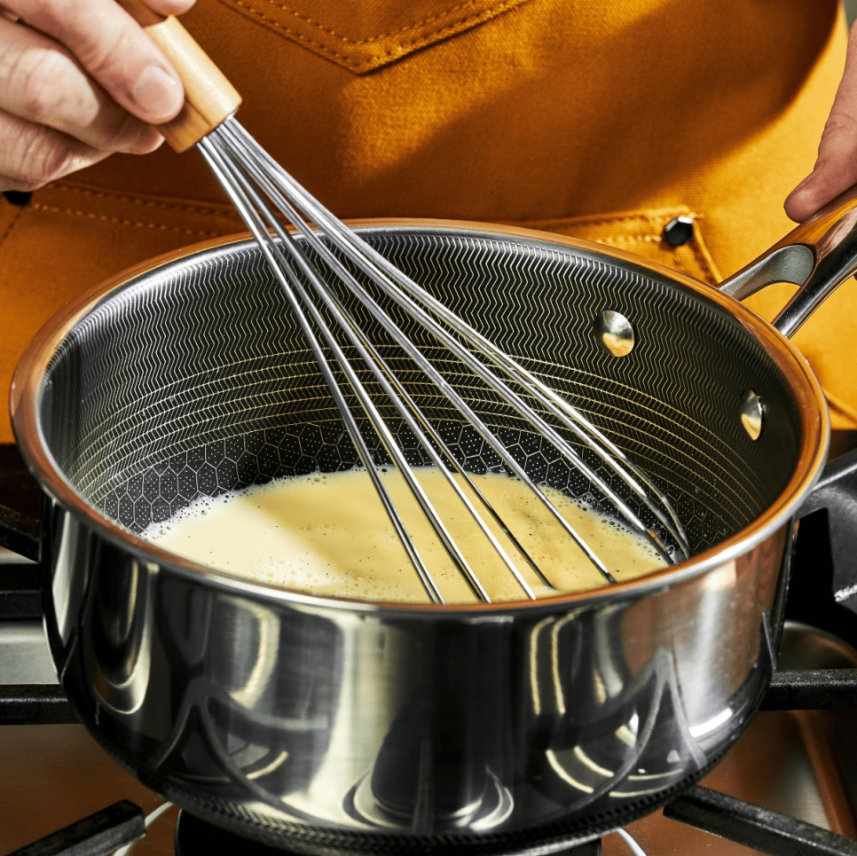 Rondel ze szklaną pokrywką, nieprzywierający, 1 L - Hexclad