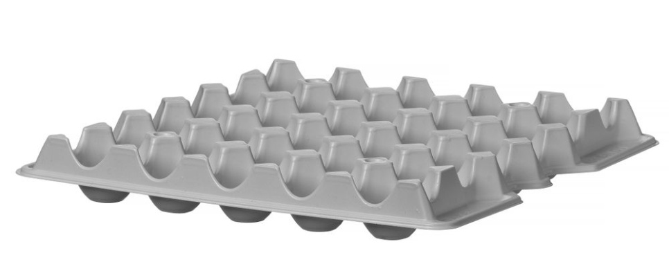 Plastikowa tacka na jajka, opakowanie 4 szt. - Hendi