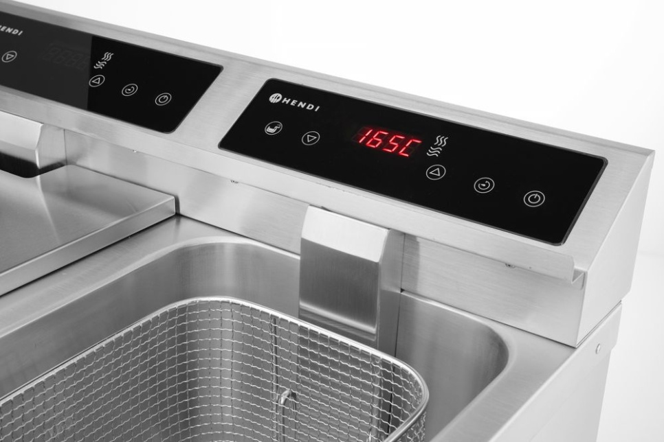 Frytownica indukcyjna 2 x 8 L, Profi Line - Hendi