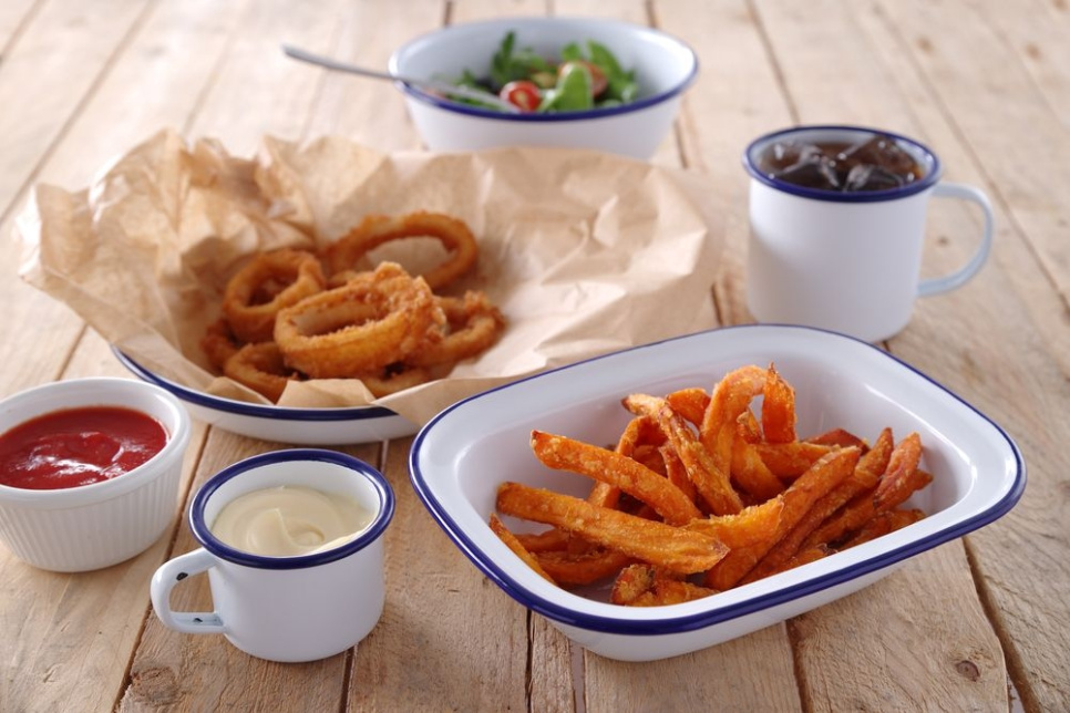 Emaliowana miska, 17,5 x 13 cm - Hendi