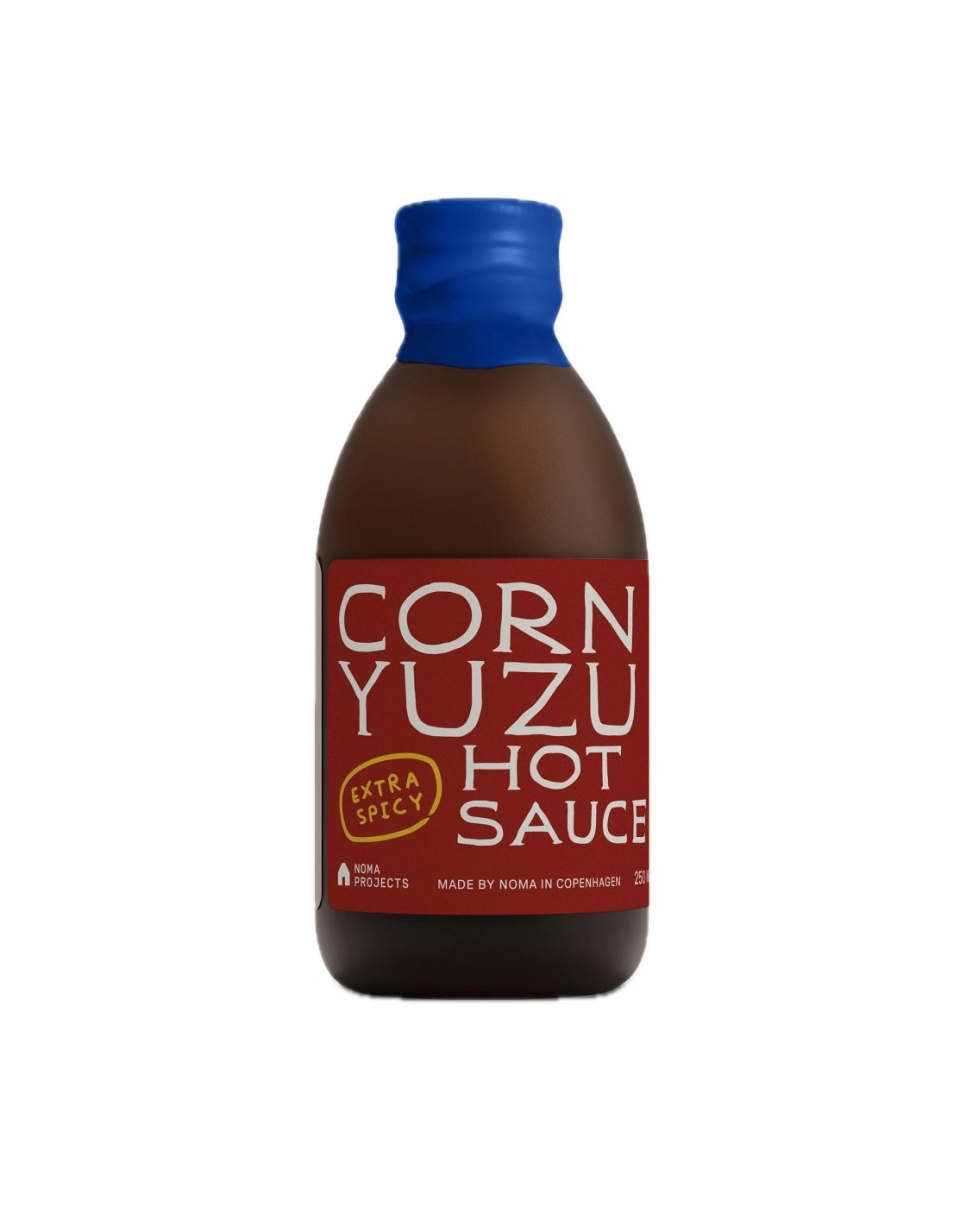Corn Yuzu Hot Sauce, Extra Spicy, 250 ml - Noma Projects w grupie Gotowanie / Kolonialne w The Kitchen Lab (2297-35565)