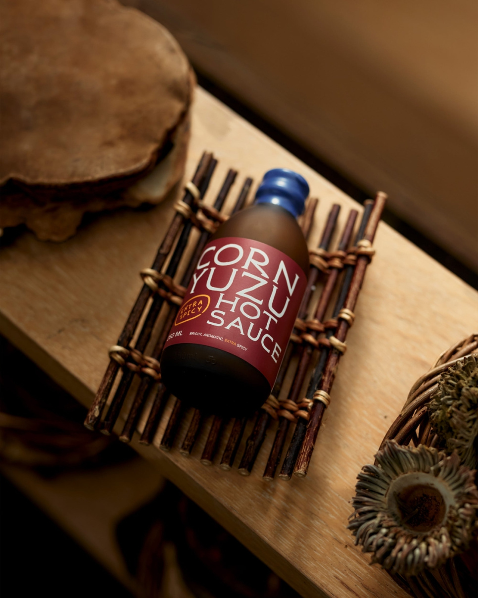 Corn Yuzu Hot Sauce, Extra Spicy, 250 ml - Noma Projects